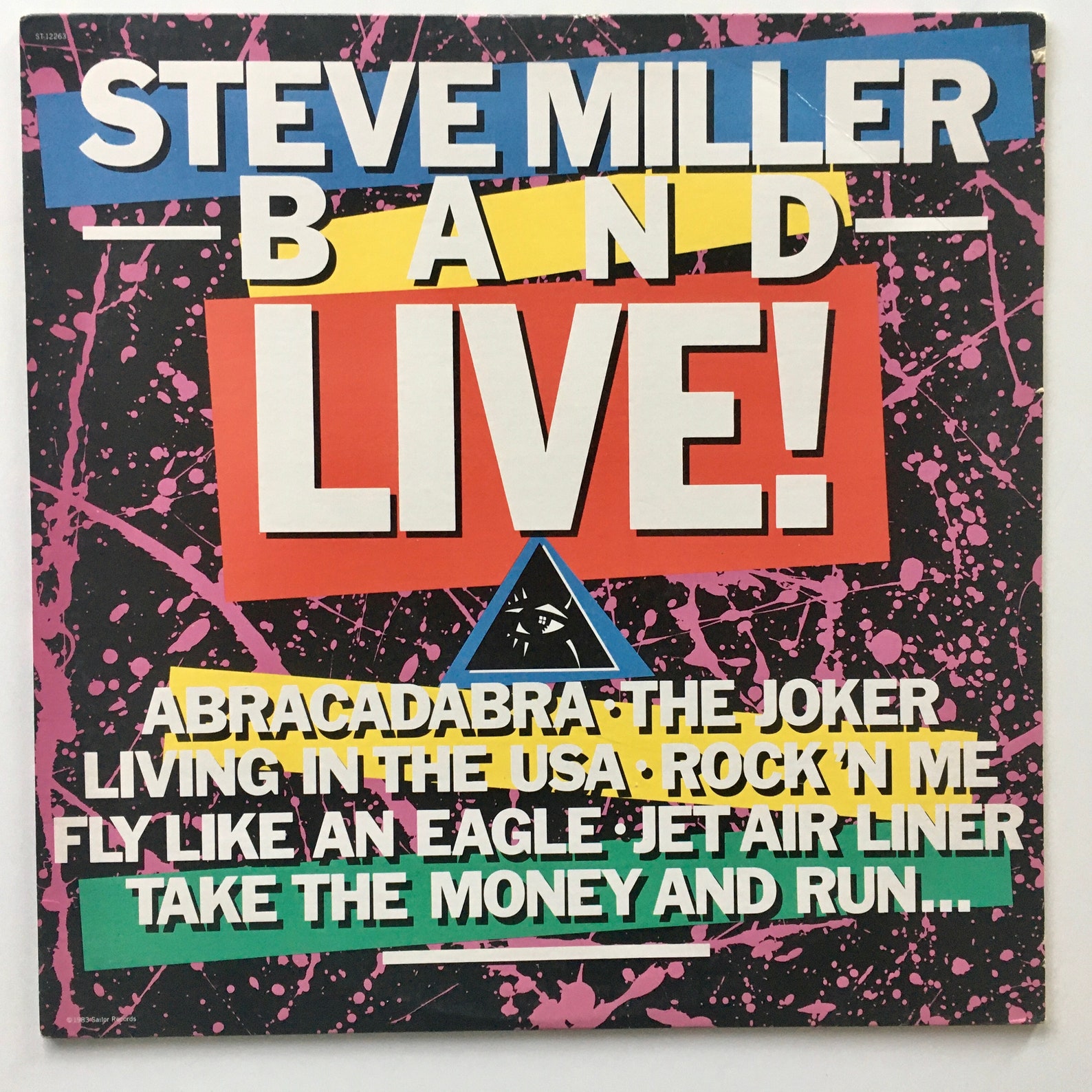 Steve Miller Bandlive LP Vinyl Record Album Capitol Etsy