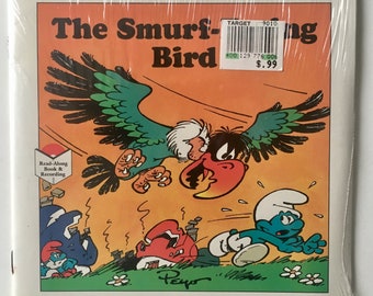 The Smurf-Eating Bird SEALED 7' Vinyl Record / Book, Starland Music - PTV S-2006, 1983, Original Pressing