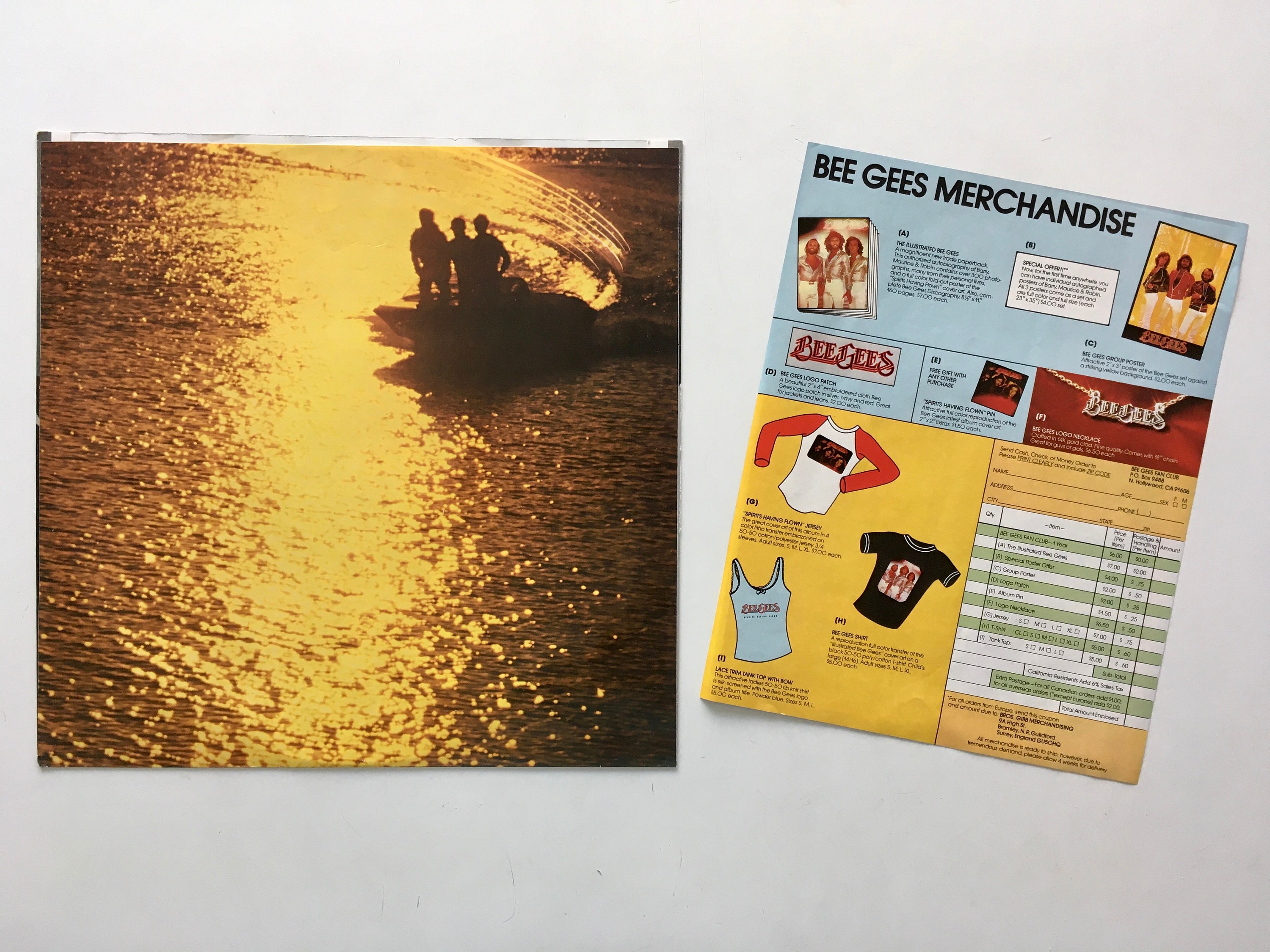 Bee Gees - Spirits Having Flown LP Vinyl Record Album, RSO - RS-1