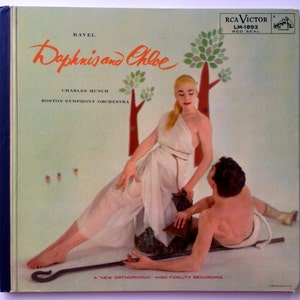 Boston Symphony Orchestra - Daphnis and Chloe LP Vinyl Record Album, RCA Victor Red Seal - LM-1893, Classical, 1955, Original Pressing