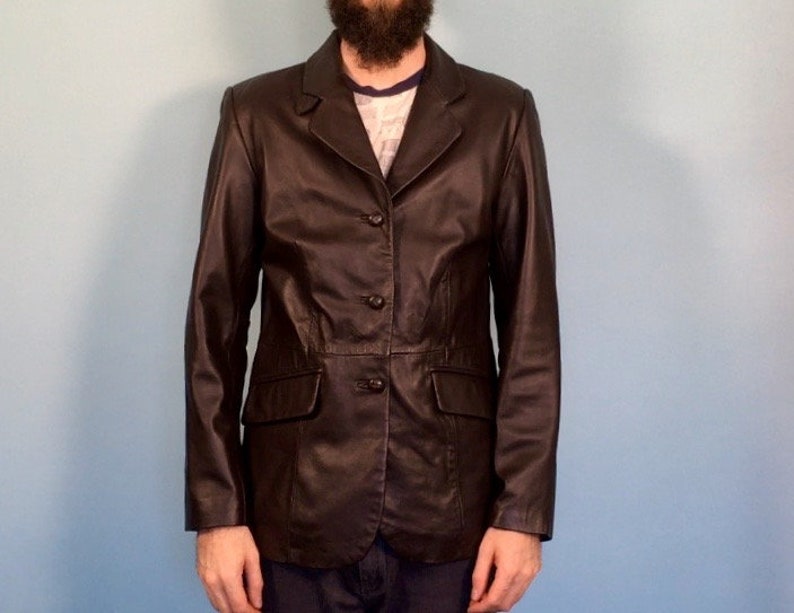 The Ardent Dark Brown Lambskin Men Leather Jacket