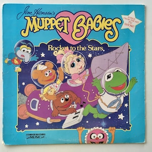 Muppet Babies - Rocket To The Stars LP Vinyl Record, Parker Brothers Music - 7270, 1985, Original Pressing