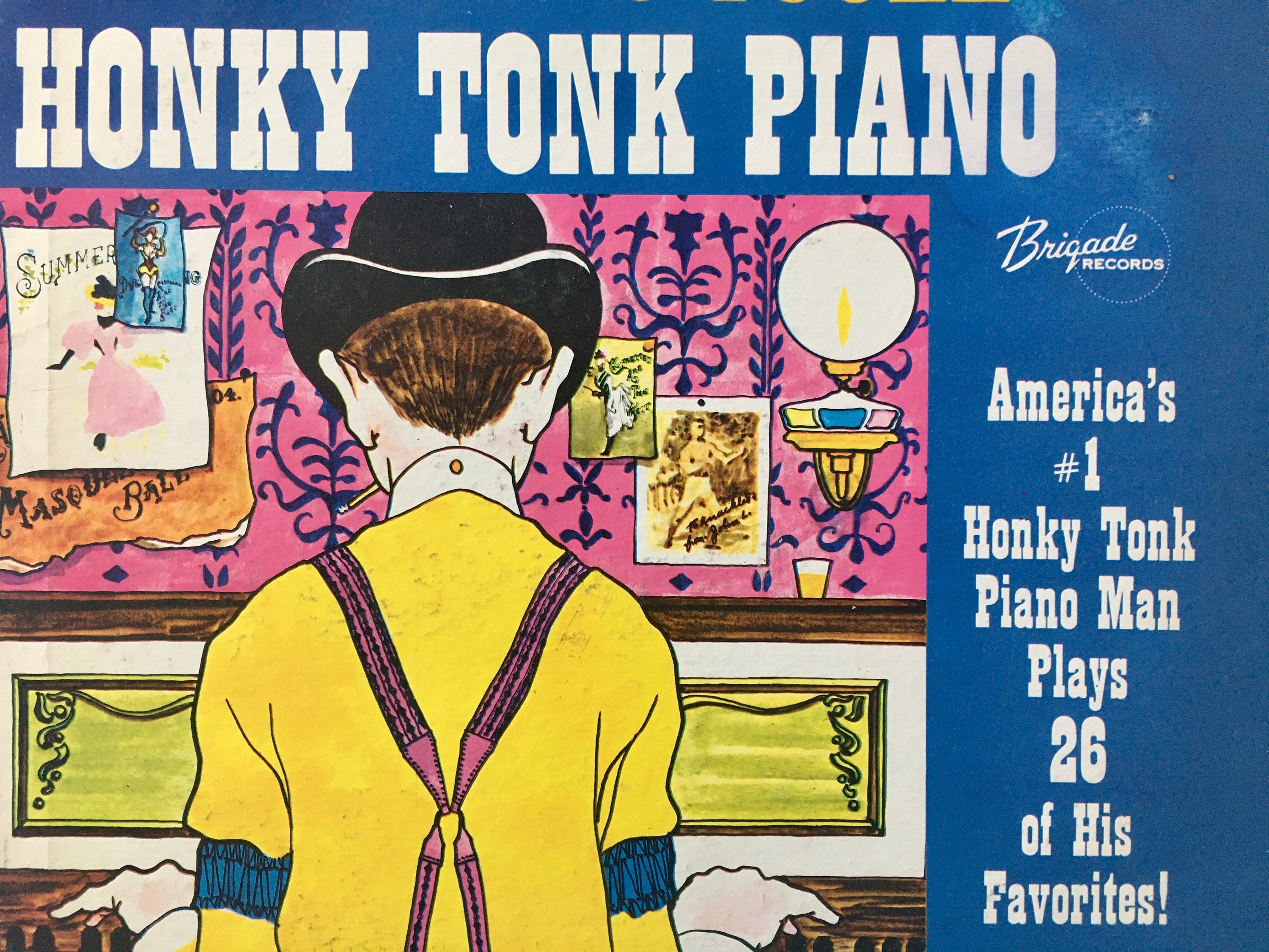 Knuckles O'toole - Honky Tonk Piano LP Vinyl Record Album, Brigade ...