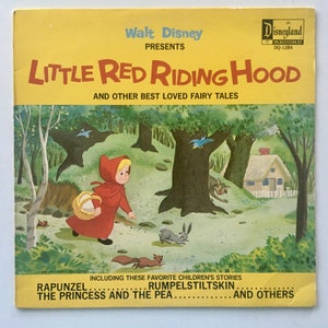 Little Red Riding Hood & Other Best Loved Fairy Tales LP Vinyl Record, Disneyland - DQ-1284, 1969