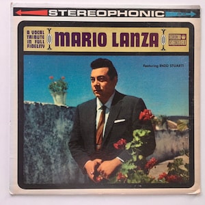 Enzo Stuarti A Tribute To Mario Lanza LP Vinyl Record Album, Coronet Records - CXS-161, Classical, Original Pressing