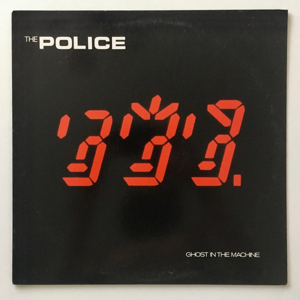 The Police - Ghost In The Machine LP Vinyl Record Album, A&M Records - SP 3730, 1981, Original Pressing