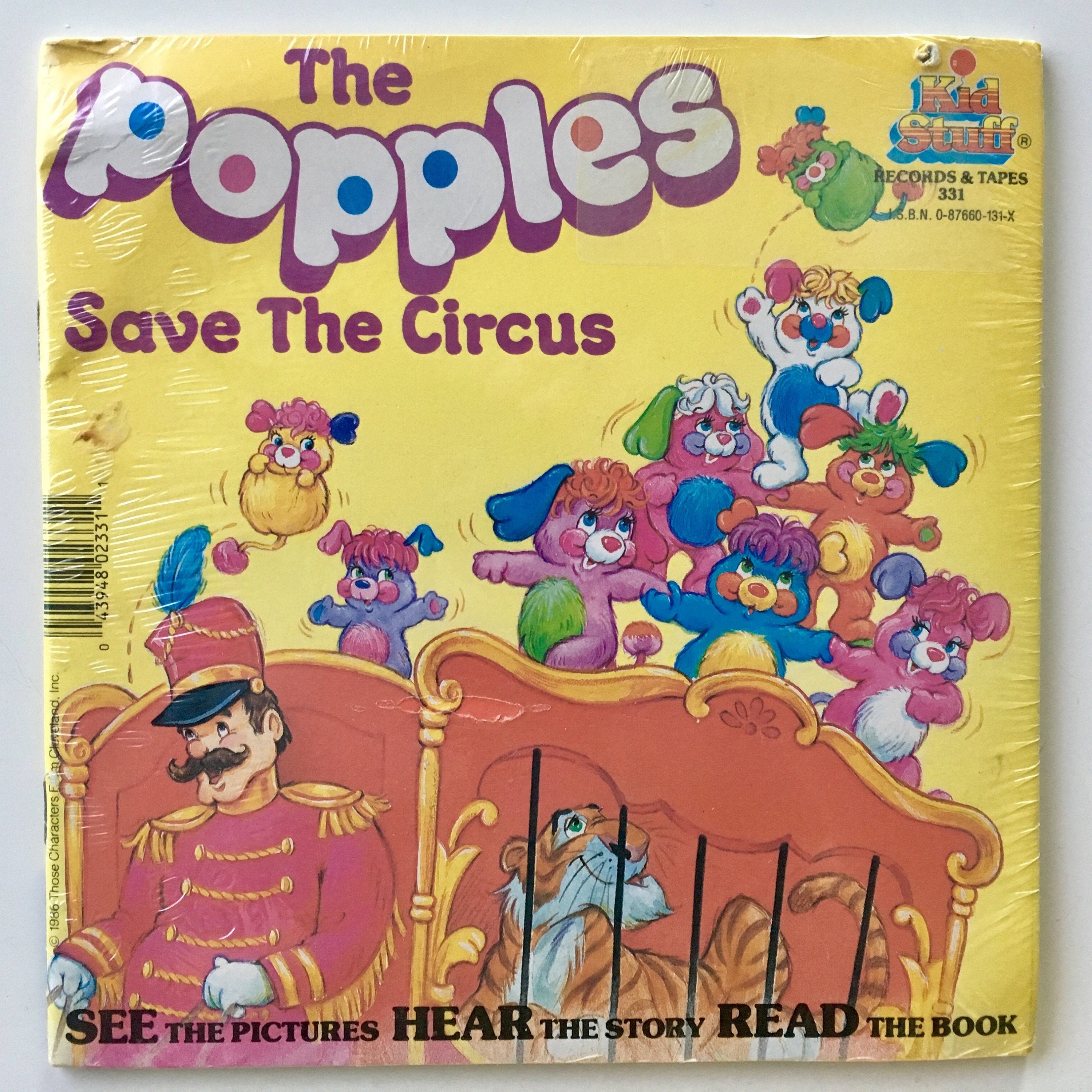 The Popples Save The Circus Sealed 7 Vinyl Record Etsy