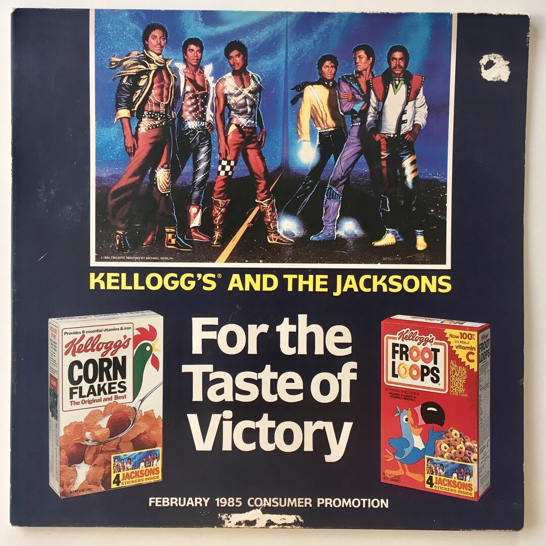 Kellogg's and the Jacksons - for the Taste of Victory LP Vinyl