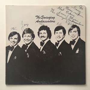 The Swinging Ambassadors LP Vinyl Record Album, cpo-221, 1970s, PRIVATE PRESS out on Minneapolis, Minnesota