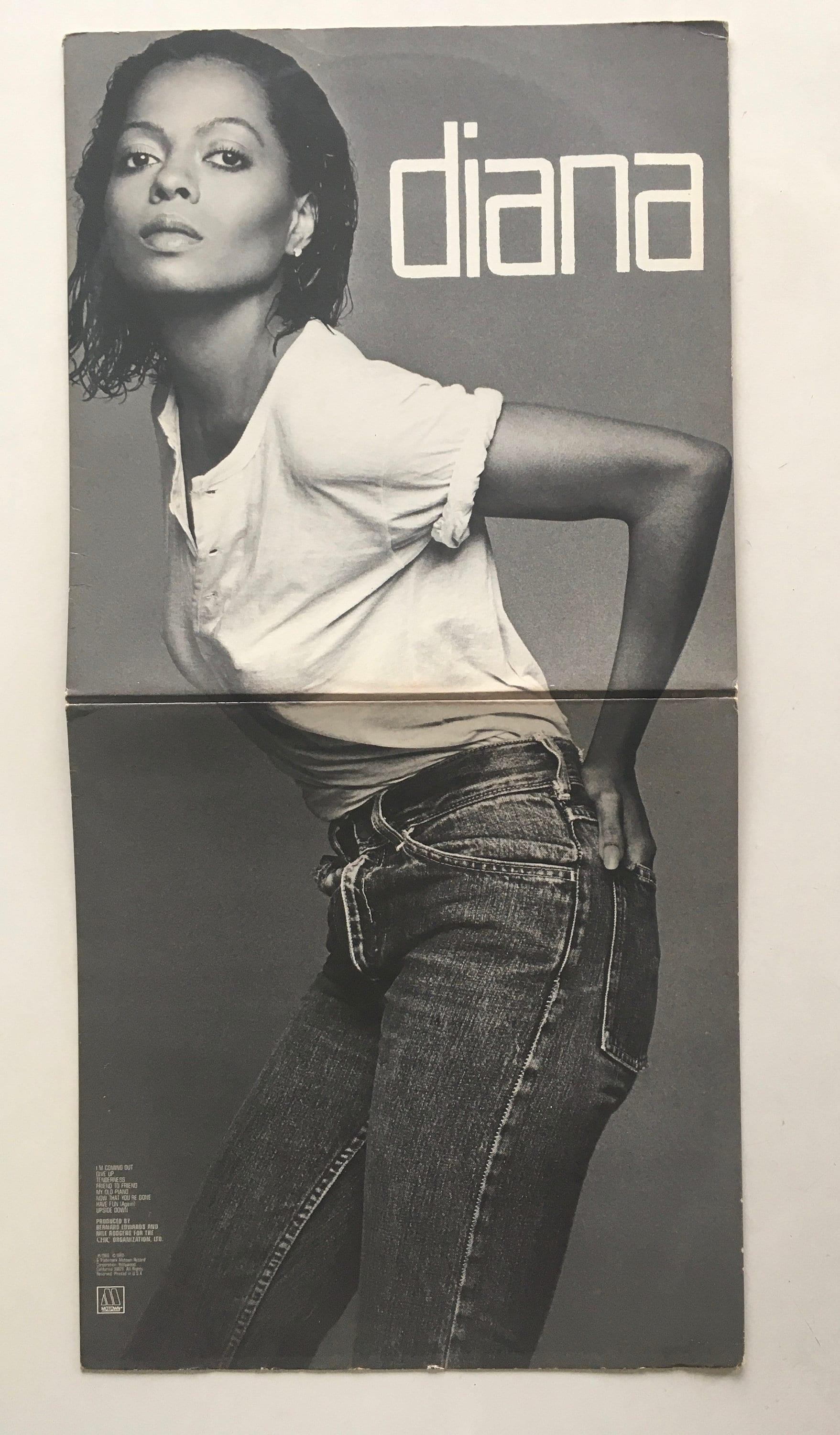 Diana Ross - Diana LP Vinyl Record Album, Motown - M8-936M1, 1980