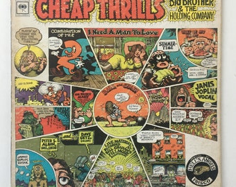 Big Brother & The Holding Company - Cheap Thrills LP Vinyl Record Album, Columbia - KCS 9700, 1968 Original Pressing