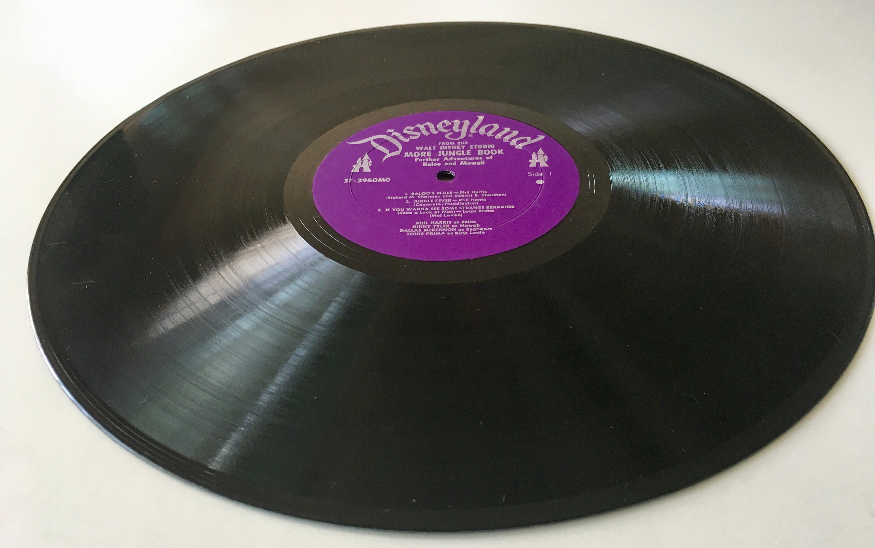 ジャングルブック LP ビニールレコードアルバム、ディズニーランド