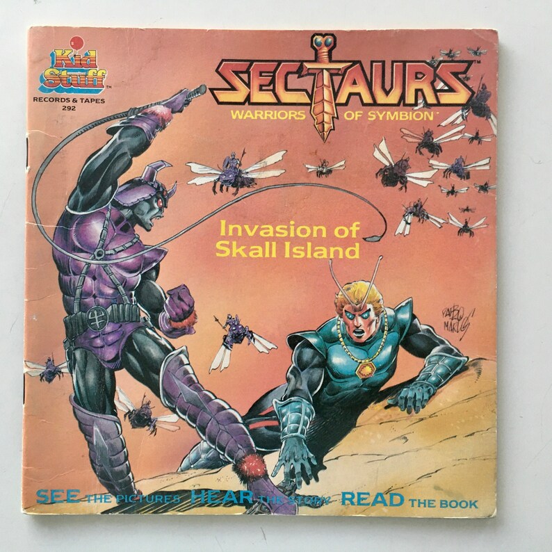 Sectaurs Warriors of Symbion Book, Paperback, Kid Stuff DBR 241, 1984 image 1