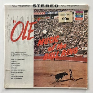 Ole Music of the Bull Ring LP Disco de vinilo, Serie Grand Prix - K 125, Prensado original