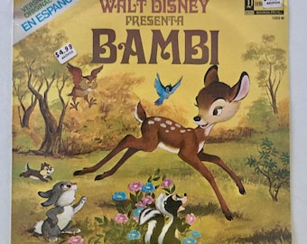 Bambi En Espanol SEALED LP Vinyl Record Album, Disneyland -1203M