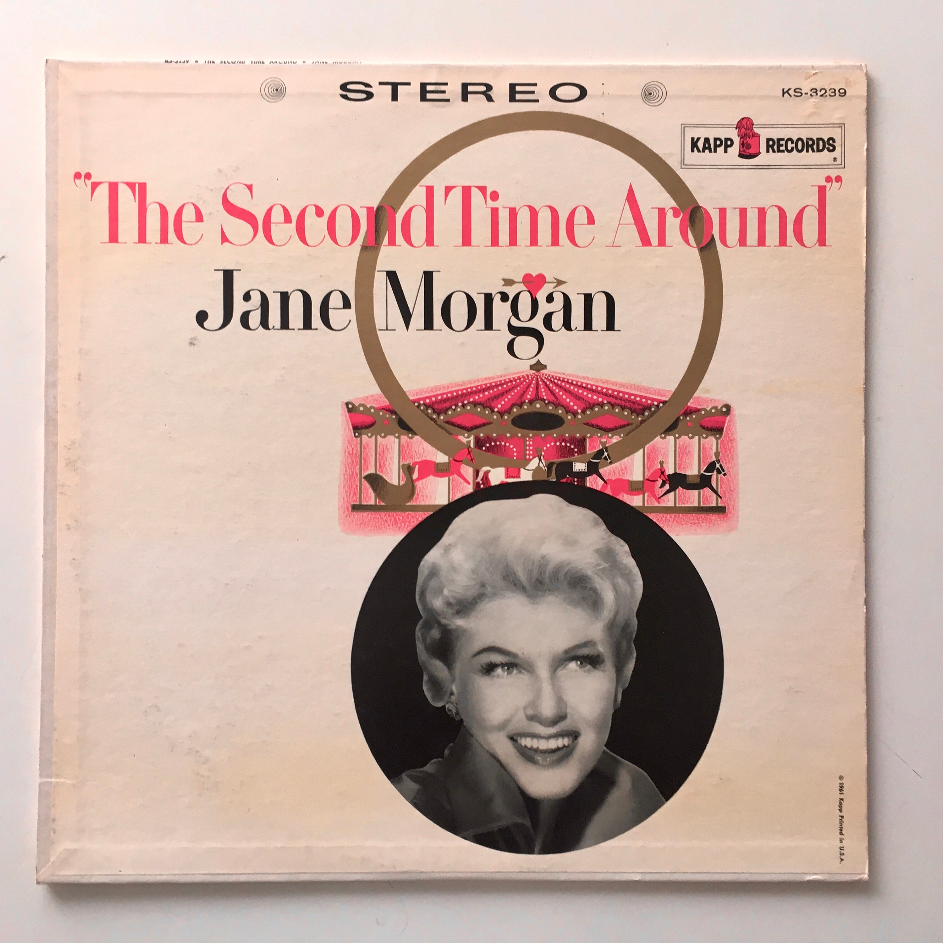 ☆ Jane Morgan - The Second Time Around Jane Morgan - the Second Time Around LP Vinyl Record Album, Kapp