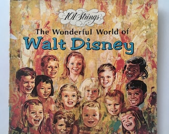 101 Strings - The Wonderful World of Walt Disney LP Płyta winylowa Album, Alshire - S-5075, 1971 Oryginalne tłoczenie