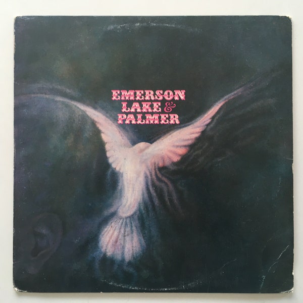 Emerson, Lake & Palmer SelfTitled LP Vinyl Record Album, Cotillion - SD 9040, 1971, Pressage original