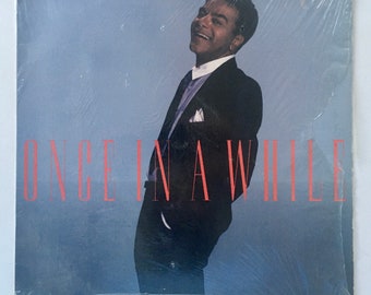 ジョニー・マティス - Once In A While LP ビニールレコードアルバム、コロンビア - C 44156、1988 オリジナルプレス