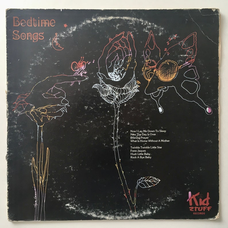 Bedtime Songs LP Vinyl Record Album, Kid Stuff Records - KS 041 ...