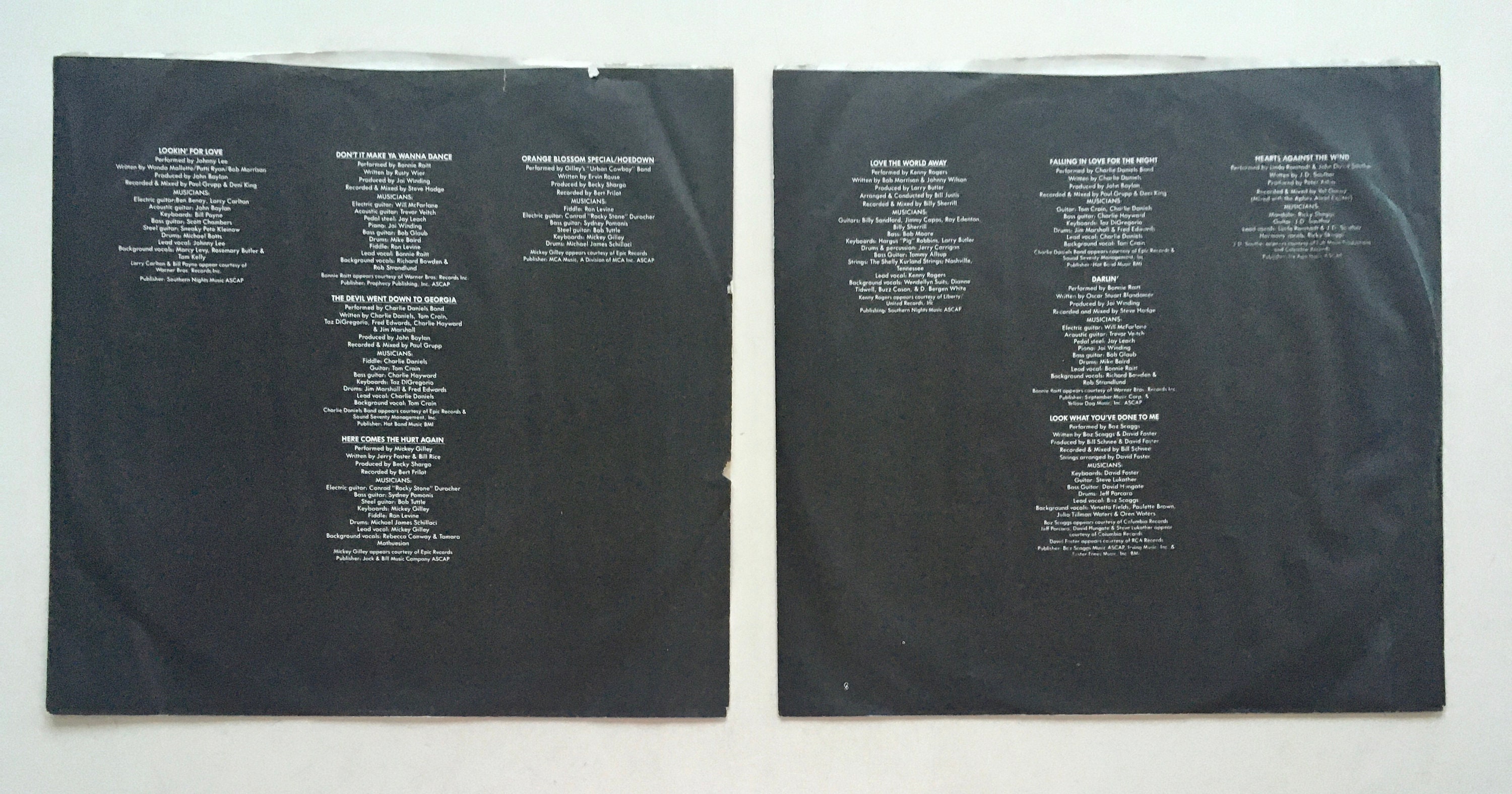 Urban Cowboy Soundtrack Double LP Vinyl Record Album Full Etsy