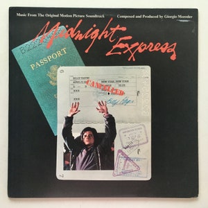 Midnight Express Soundtrack LP Vinyl Record Album, Casablanca Records - NBLP 7114, 1978, Original Pressing