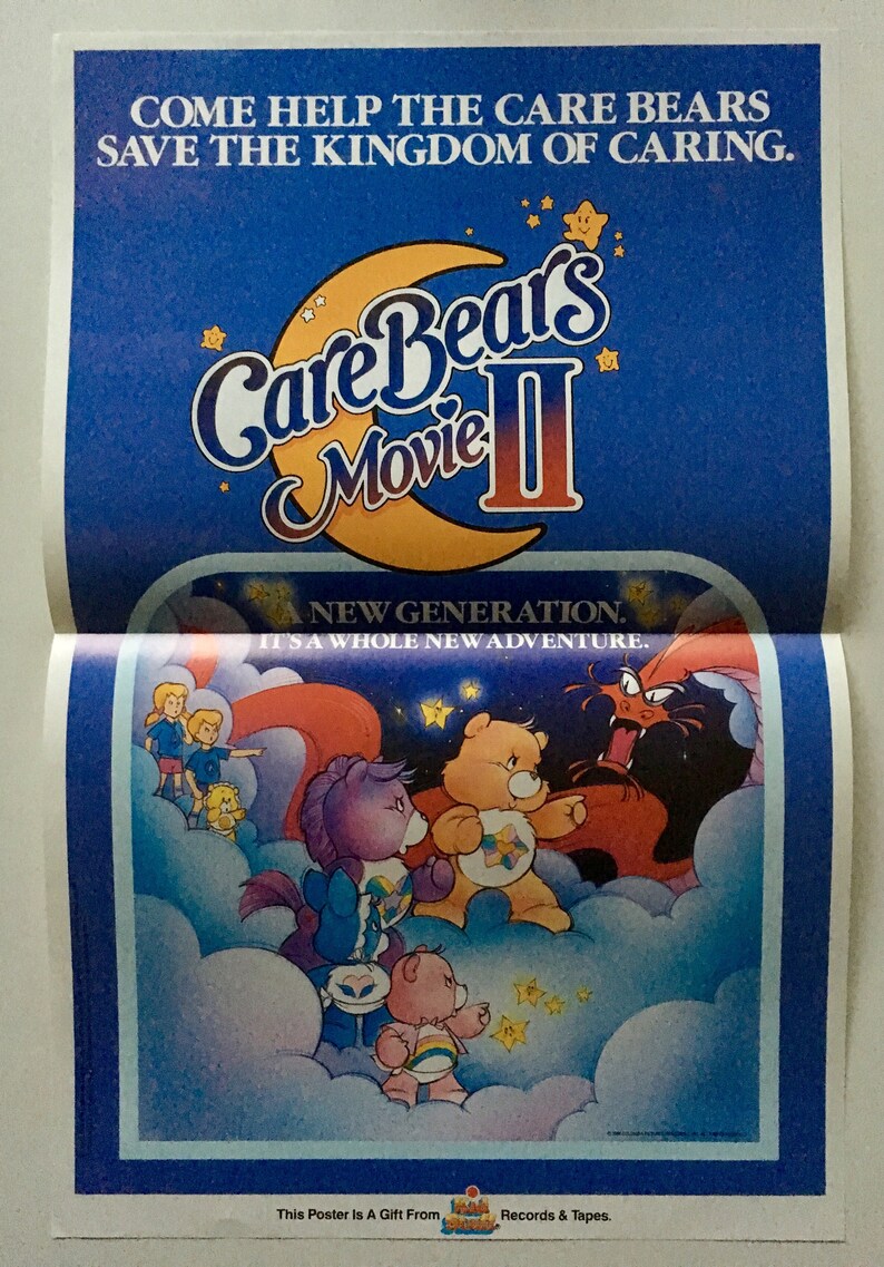 the-care-bears-movie-2-soundtrack-album-lp-vinyl-record-album-etsy
