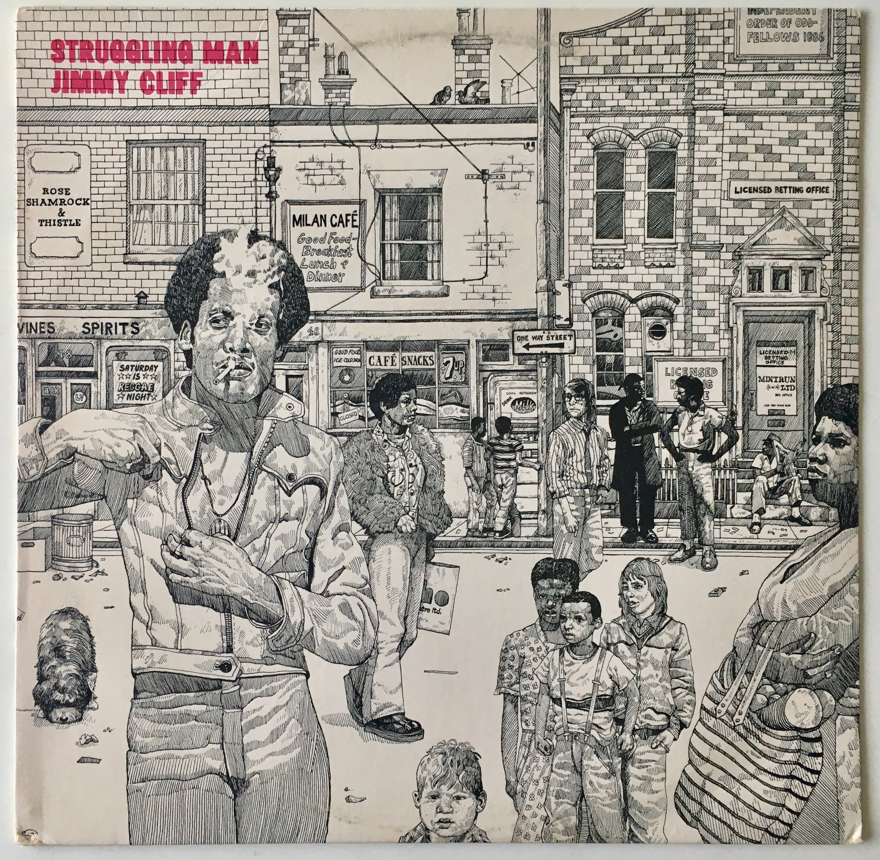 Jimmy Cliff - Struggling Man LP Vinyl Record Album, Island Records