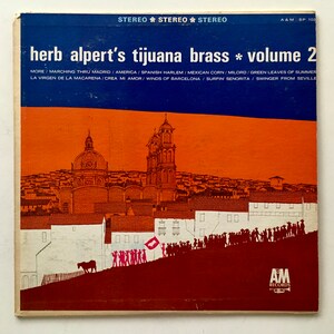 Herb Alpert&#39;s Tijuana Brass - Volume 2 LP Vinyl Schallplatten Album, A&M Records - SP 103, 1963, Original Pressing