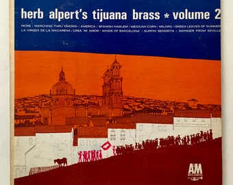 Herb Alpert's Tijuana Brass - Volume 2 LP Vinyl Record Album, A&M Records - SP 103, 1963, Original Pressing