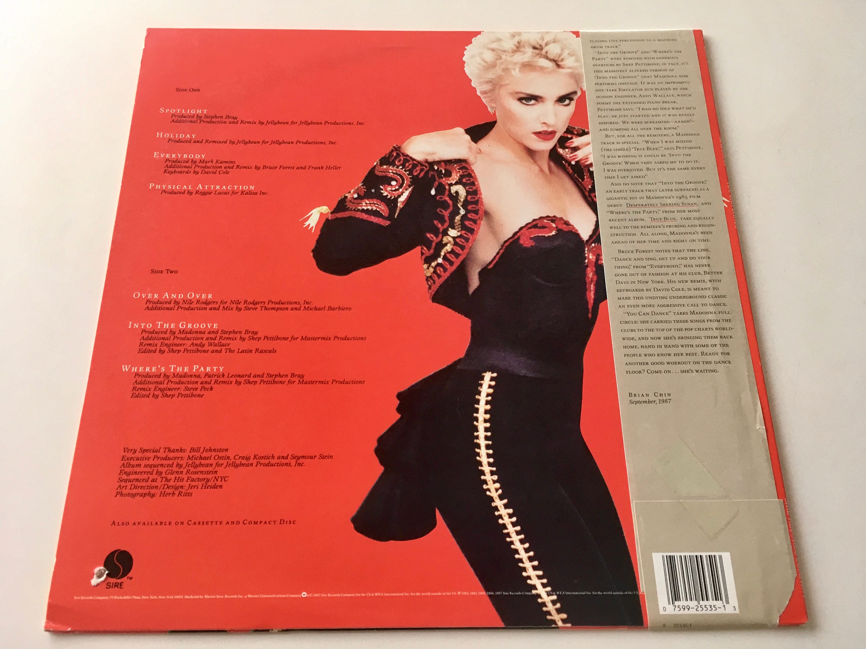 Madonna - You Can Dance LP Vinyl Record Album, Sire - 1 Madonna - You Can Dance LP Vinyl Record Album, Sire - 1