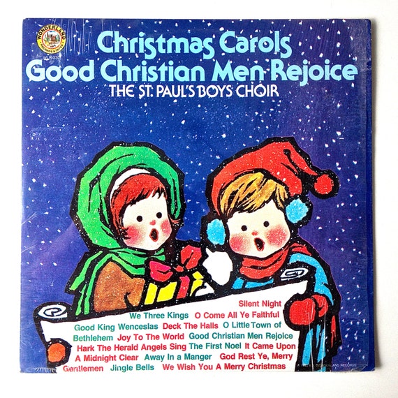 The St. Paul's Boys Choir Chritmas Carols Good Christian Etsy