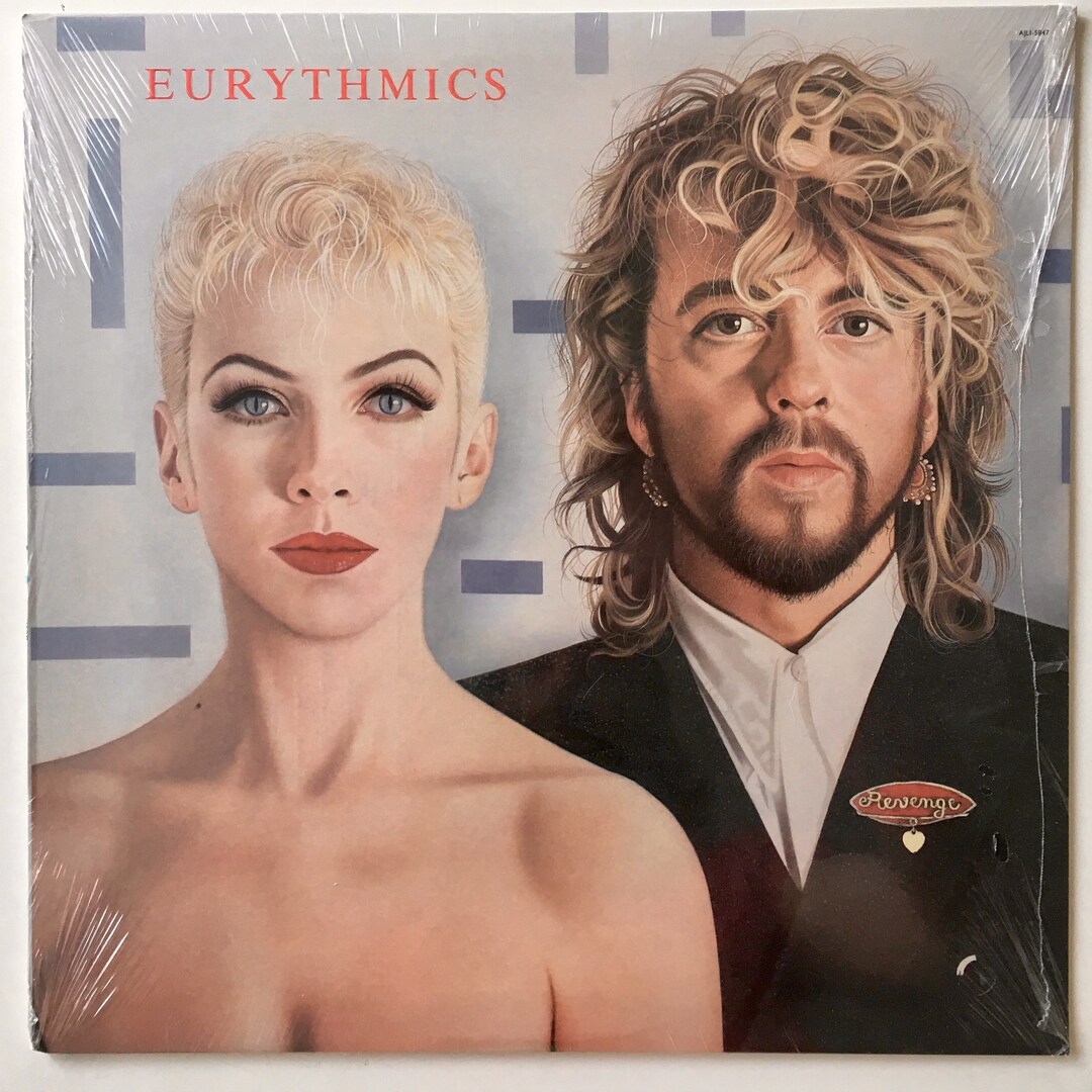 ユーリズミックス - リベンジ シール付き LP ビニールレコード