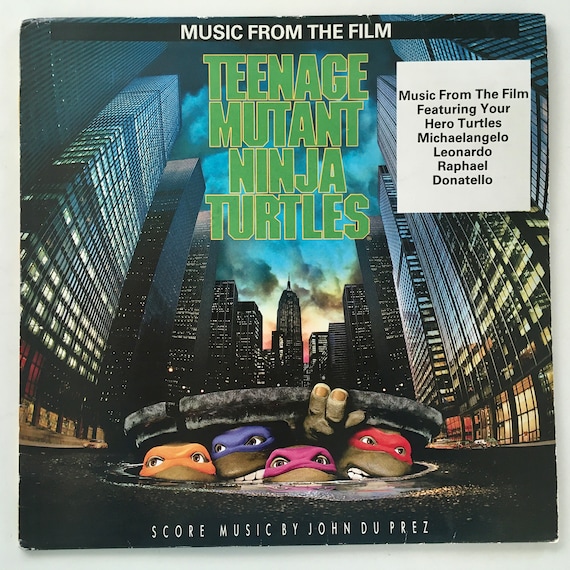 Teenage Mutant Ninja Turtles music From the Film LP Vinyl Etsy