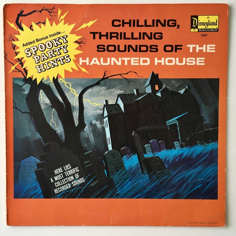 Chilling Thrilling Sounds of the Haunted House LP Vinyl - Etsy