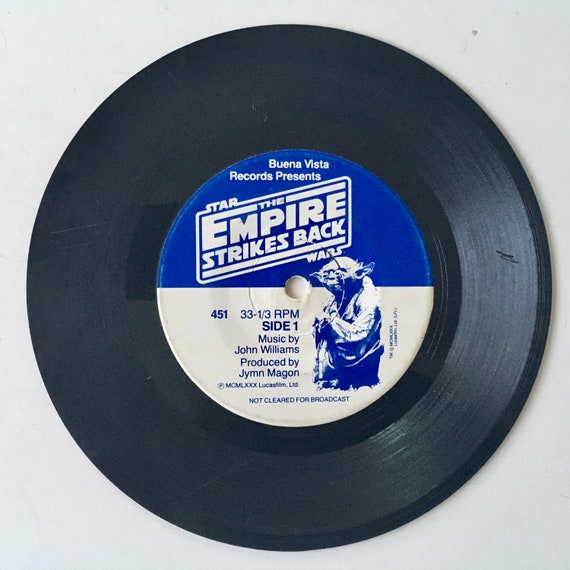 Star Wars - the Empire Strikes Back 7' Vinyl Record, Buena Vista