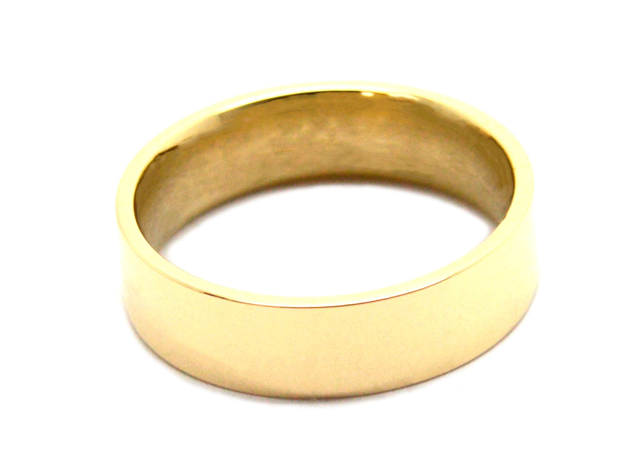 9 Carat Gold Wedding Ring 6.2mm Wide 1.8mm Thick Wedding | Etsy