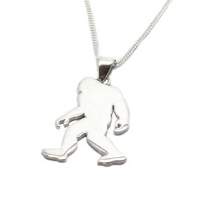 Sterling Silver Bigfoot Pendant