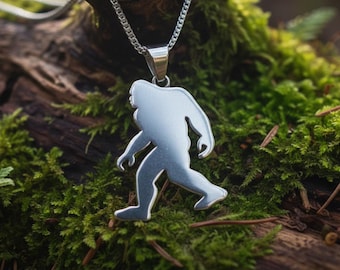 Sterling Silver Bigfoot Pendant