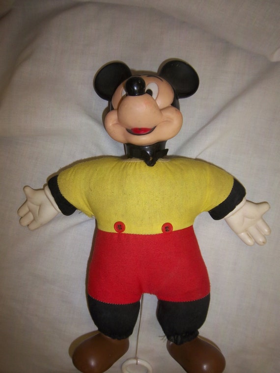 mickey mouse pull string toy