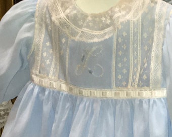 French Handsewn Family Heirloom Gown, Dedication Gown, Portrait Gown, Infant Gown, Christening Gown