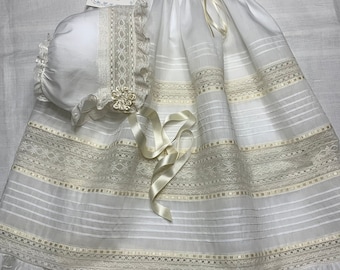 French Handsewn Christening Ensemble