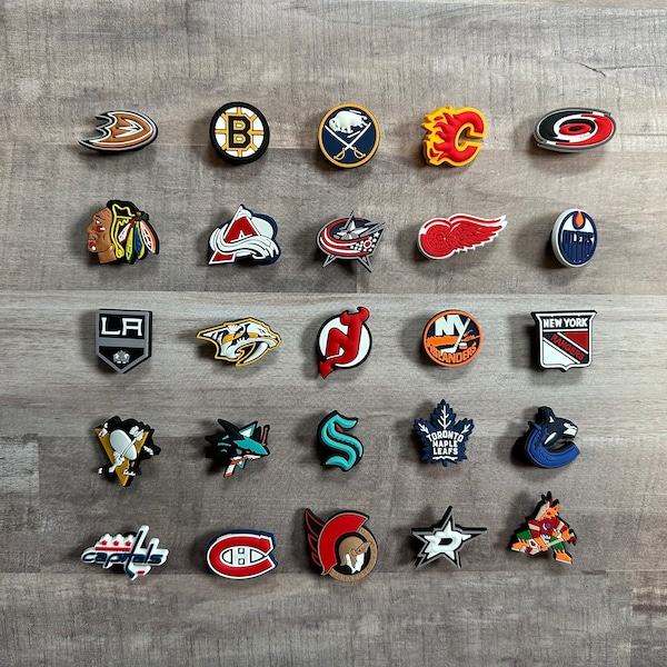 Ice Hockey Croc Charm Etsy