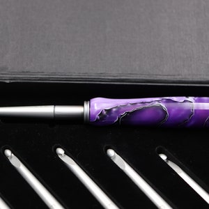 Crochet Hook Set (Purple Mesh)