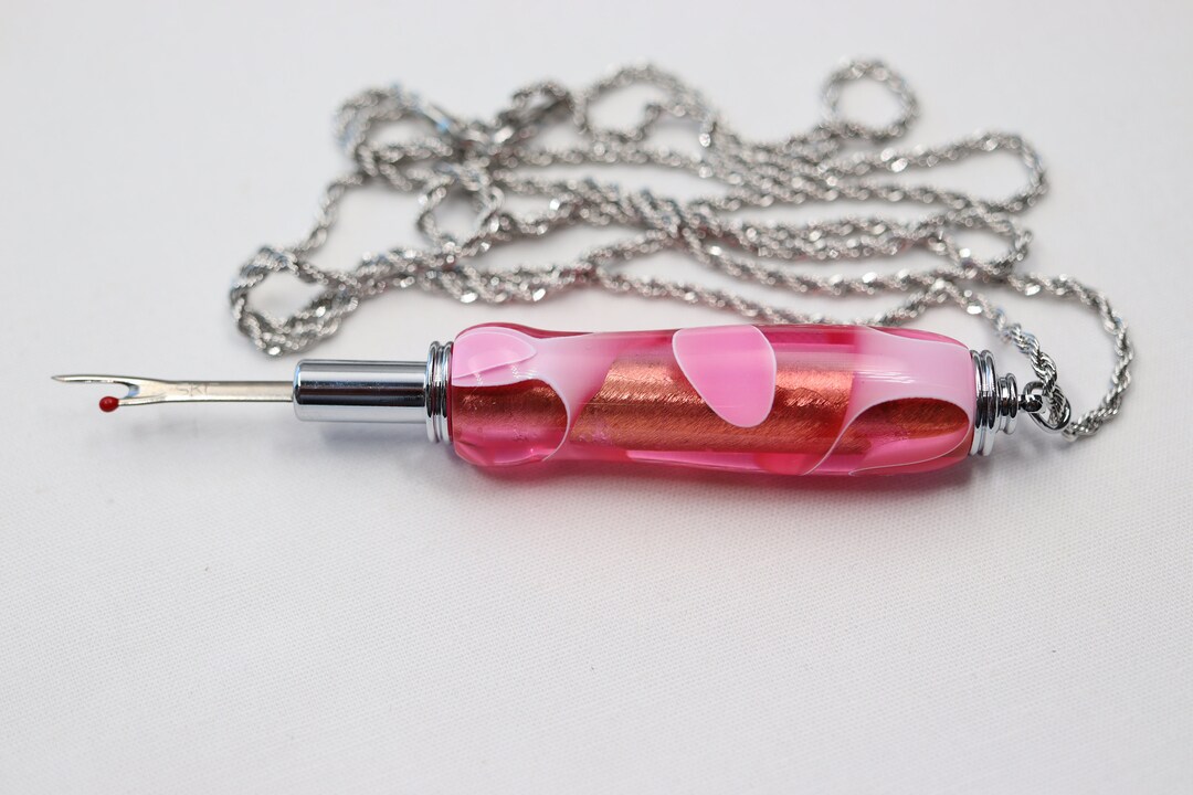 Seam Ripper Necklace in Chrome rose Water Etsy