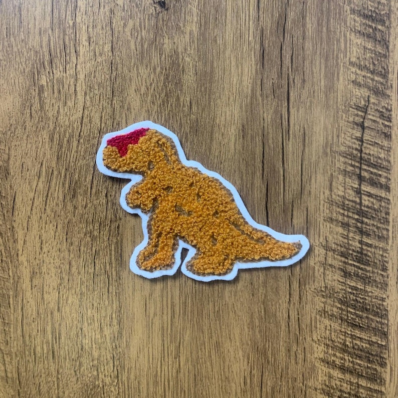 Chenille Dino Nugget Patch - Etsy