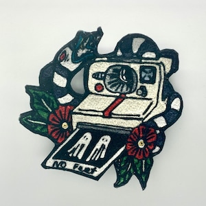 No Feet Beetlejuice Tattoo Inspired Chainstitch Embroidered Patch