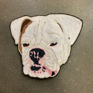 Custom Chainstitch Embroidered Pet Patch/ Handmade Pet Embroidery