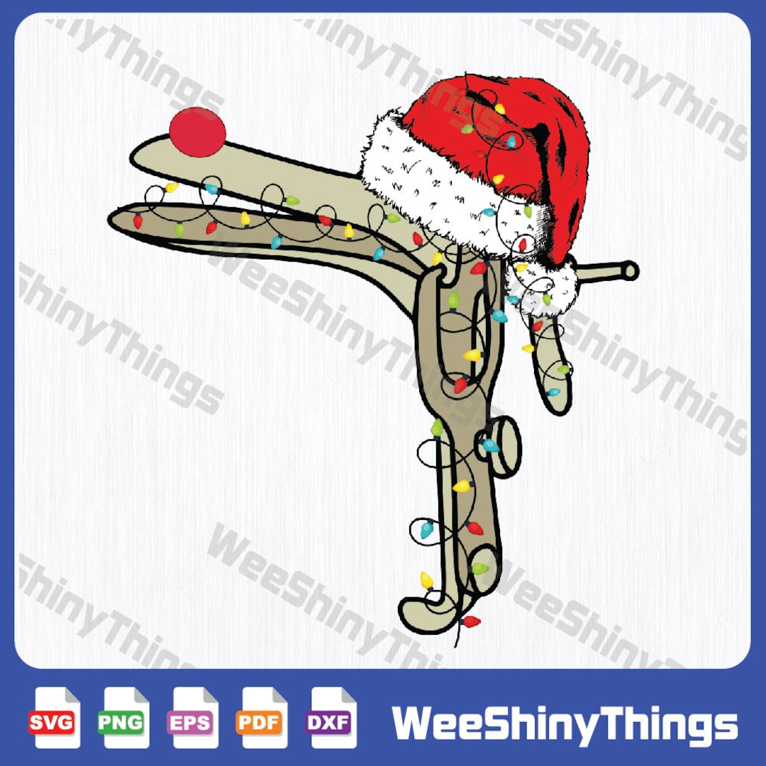 Reindeer Speculum Nurse Svg Funny OBGYN Nurse L&D Nurse Xmas Etsy