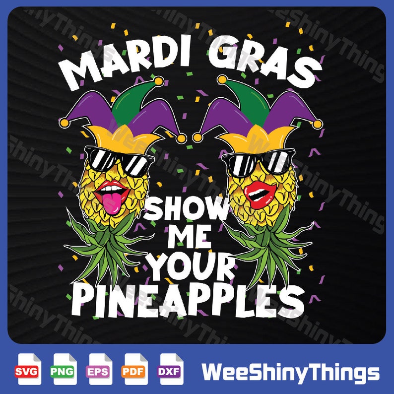 mardi gras pineapple